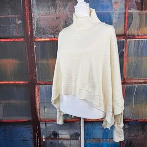 Free People Moon Daisy Turtleneck Rib Top Medium STARSHINE